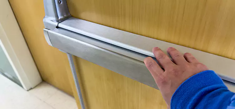 Installing a Push Bar on a Door East Honolulu
